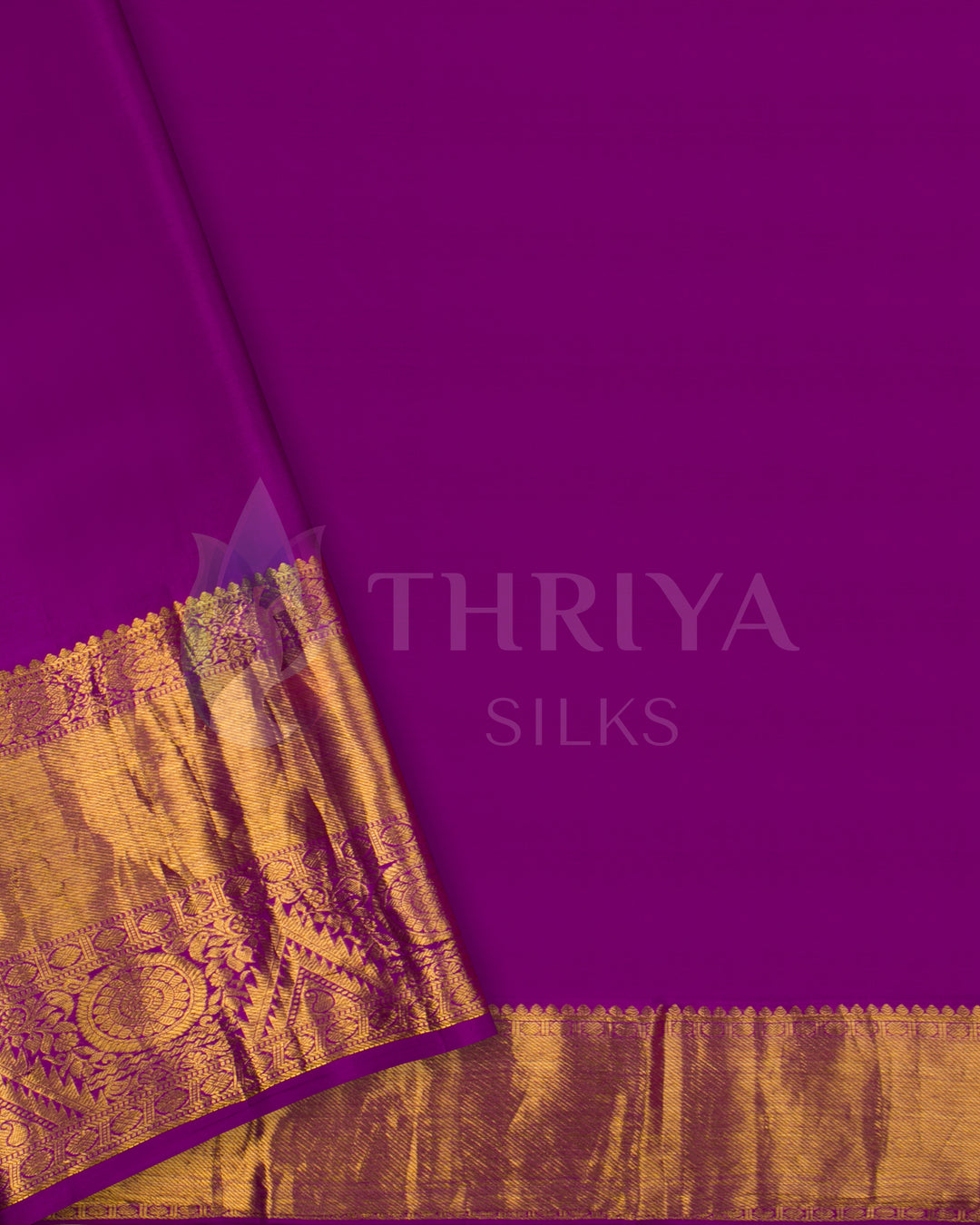 Teal, Yellow And Magenta Kalamkari Kanchipuram Silk Saree - TSW1099