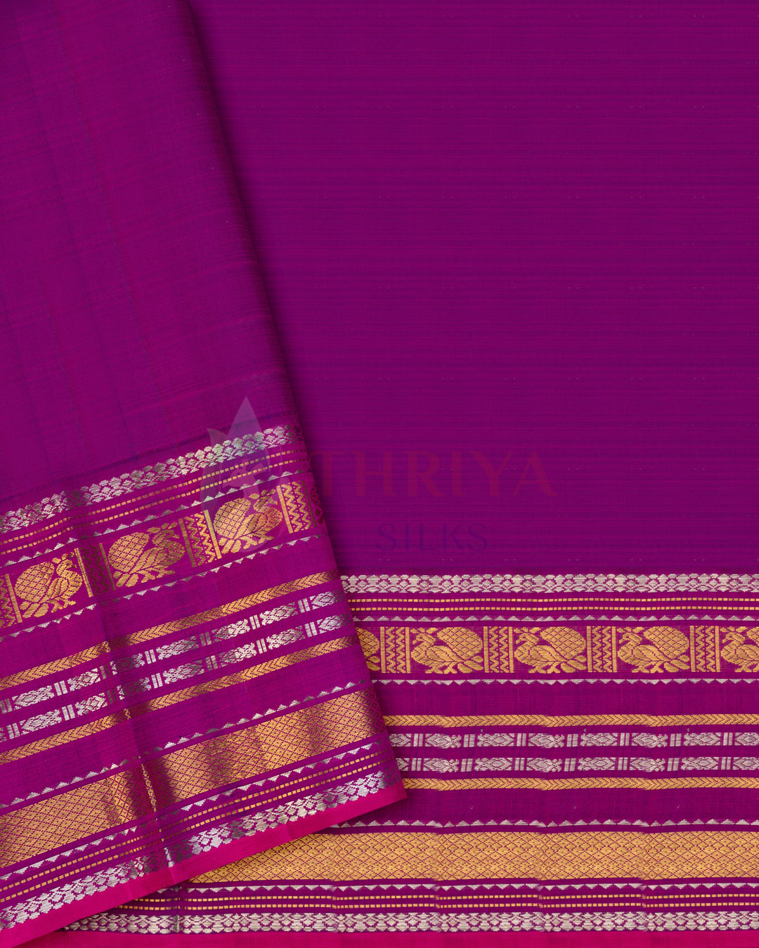 Pastel Green Kanchipuram Silk Saree - TSPQ11087