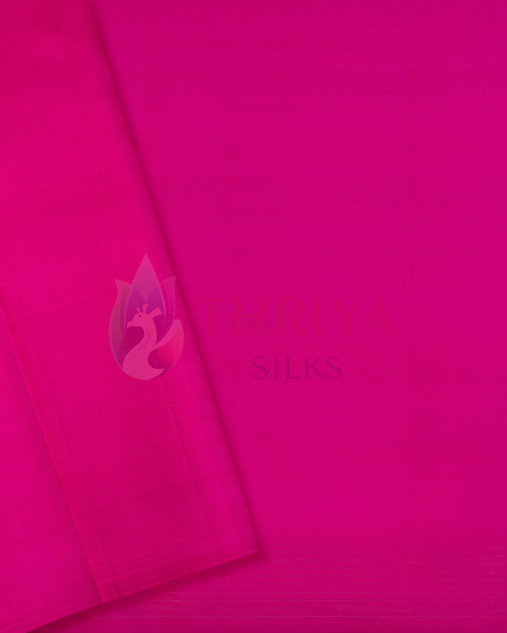 Pink Kanchipuram Silk Saree & 3G Zari - TSW1313