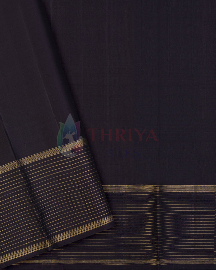 Black Kanchipuram Silk Saree - TSPQ200701