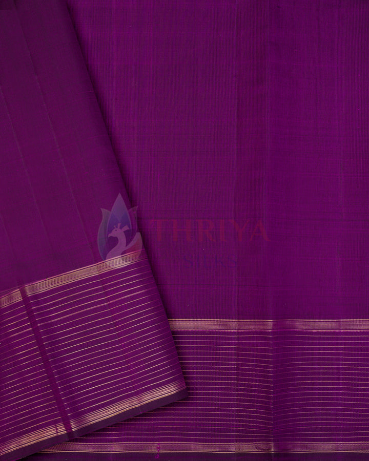 Violet Kanchipuram Silk Saree - TSPQ200712