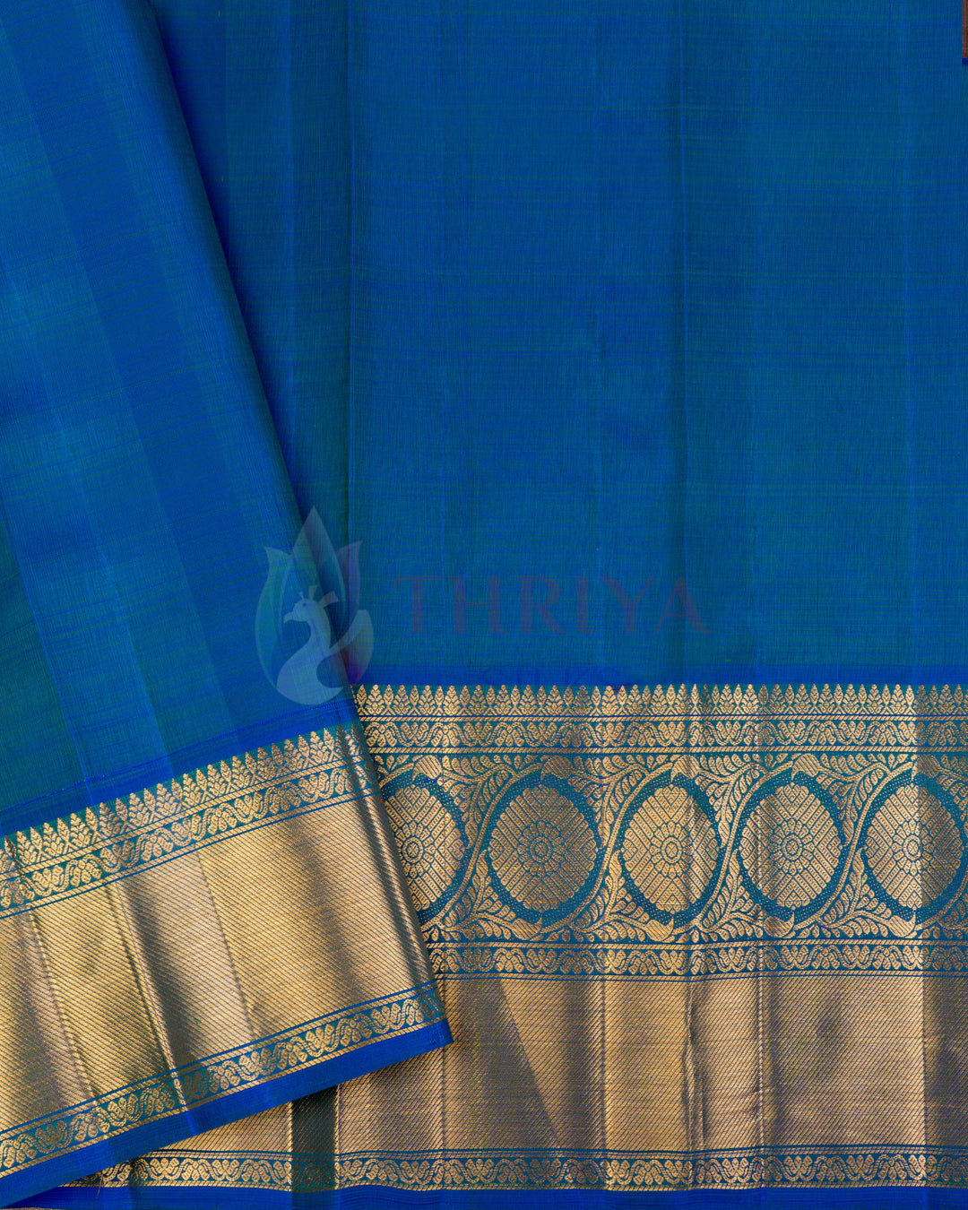 Blue Kanchipuram Silk Saree - TSPQ11088
