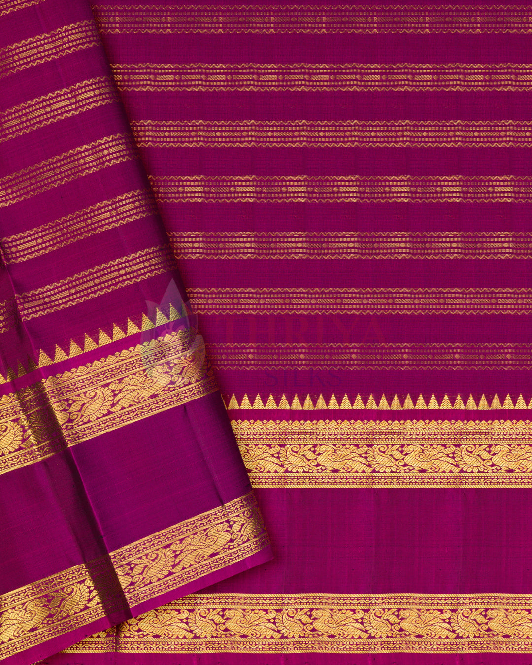 Green Kanchipuram Silk Saree - TSPQ100511