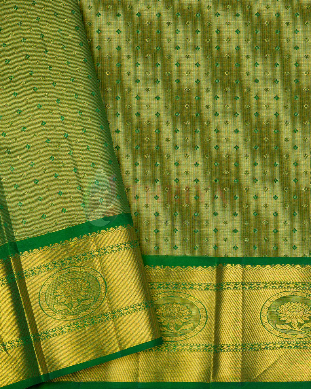 Peach Kanchipuram Silk Saree - TSW1197