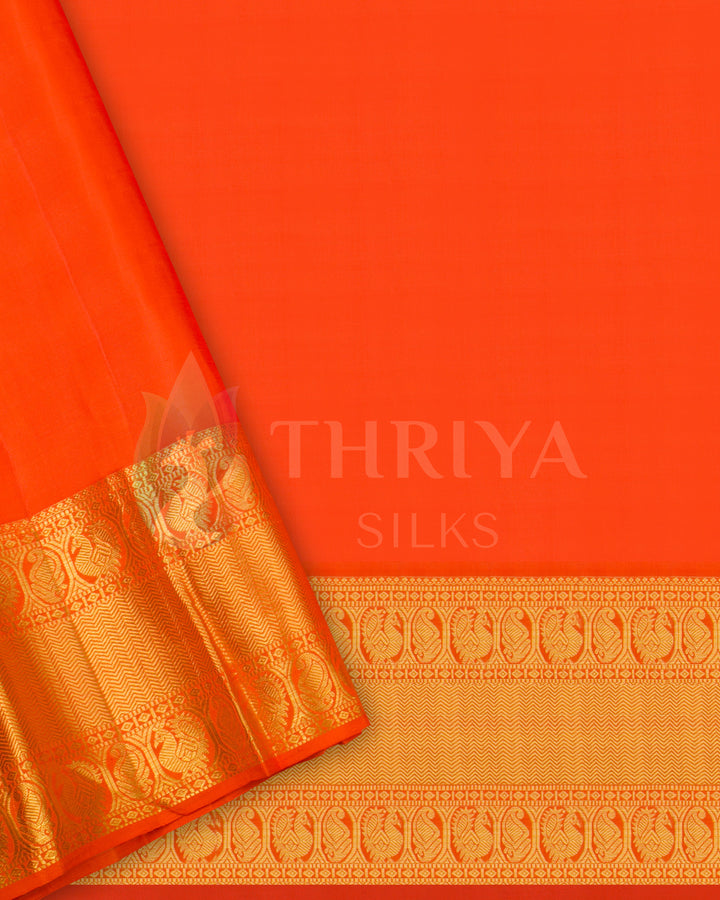 Greenish Yellow Digital Print Silk Saree - TSW170804 - View 5