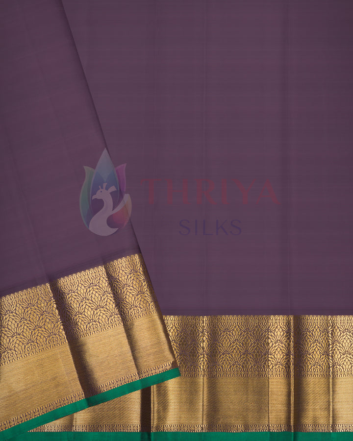 Turquoise Blue Korvai Kanchipuram Saree with 2g Zari - TSW290105