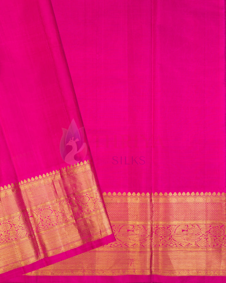 Navy Blue Kanchipuram Silk Saree - TSW1245