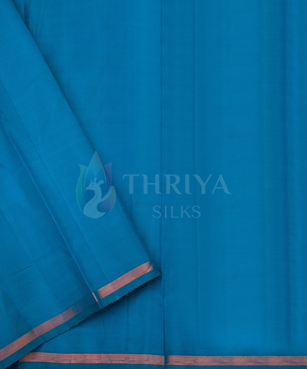 Yellow and Blue Kanchipuram Silk Saree - TSW1144 - View 5