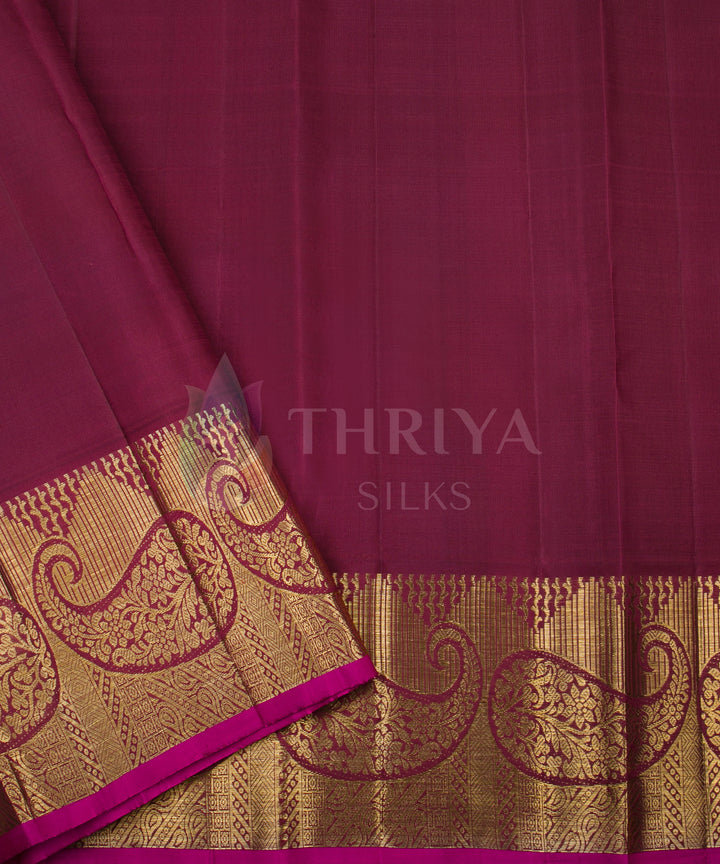 Tea Green and Brown Kanchipuram Silk Saree - TSW050706 - View 5