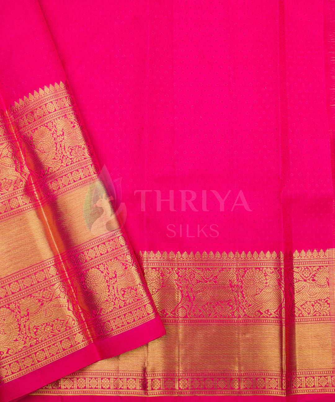 Light Blue with Pink Kanchipuram Silk Saree - TSW0916 - View 5