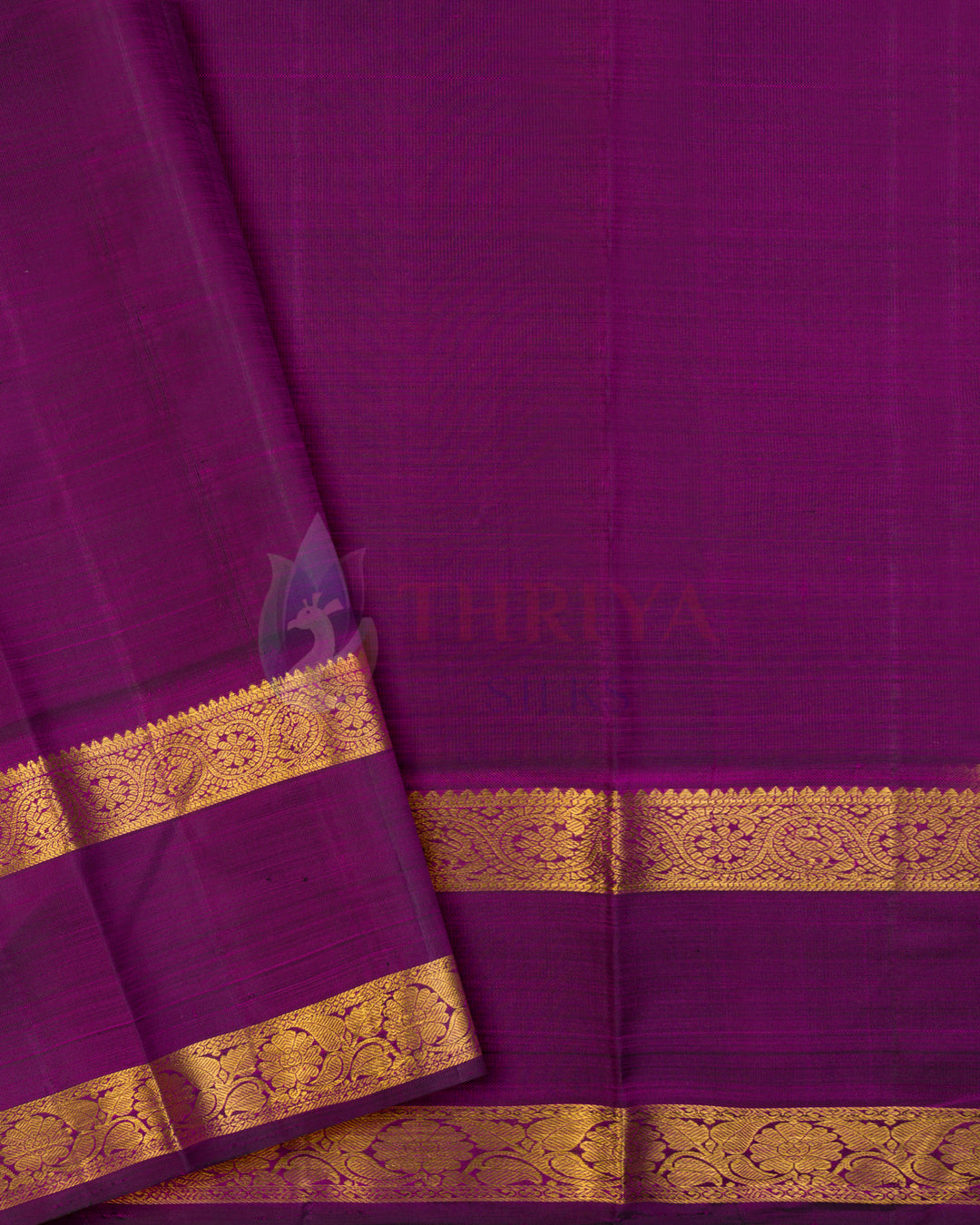 Cream Kanchipuram Silk Saree - TSPQ200706