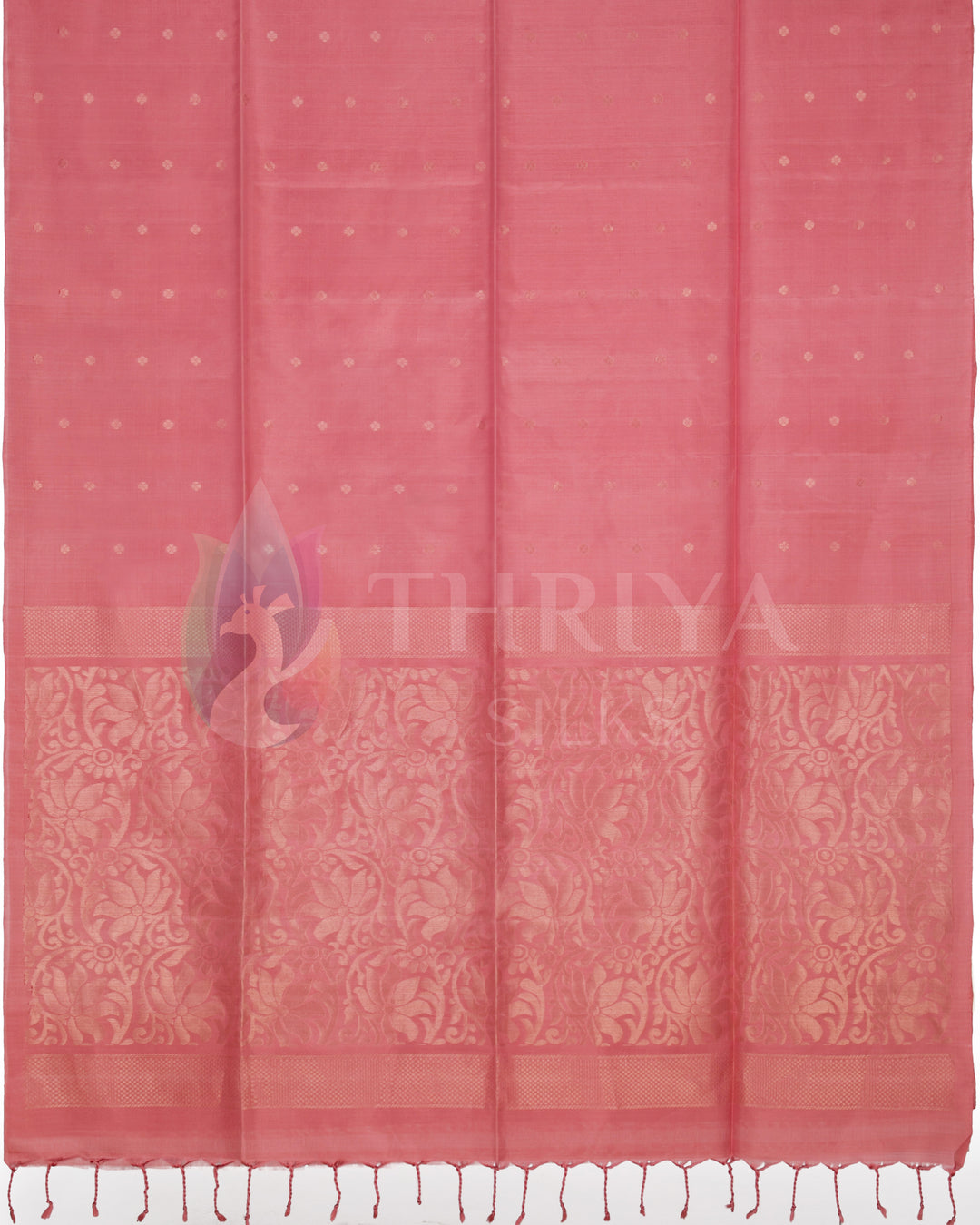 Salmon Soft Silk Saree - TSW260713