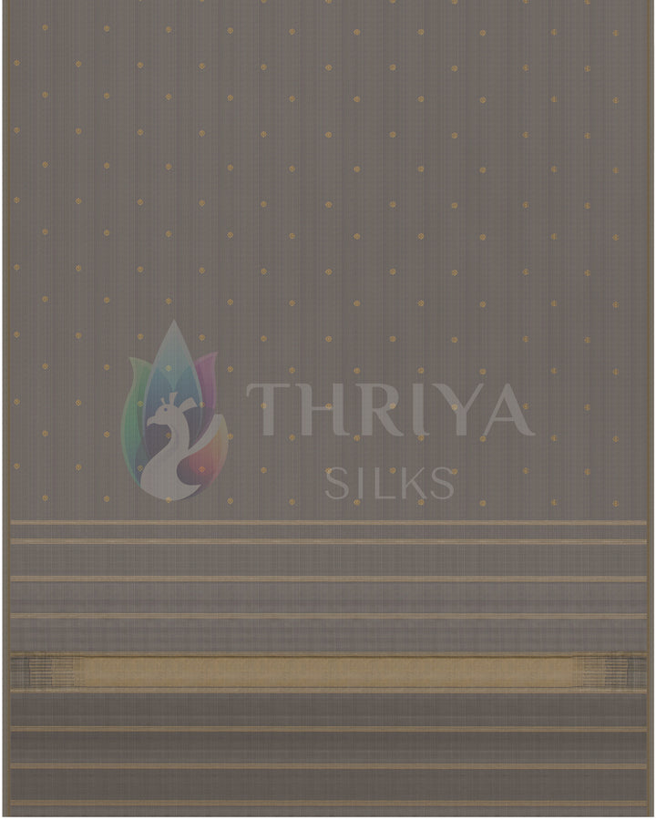 Ash Kanchipuram Silk Saree & 3G ZARI- TSW220902