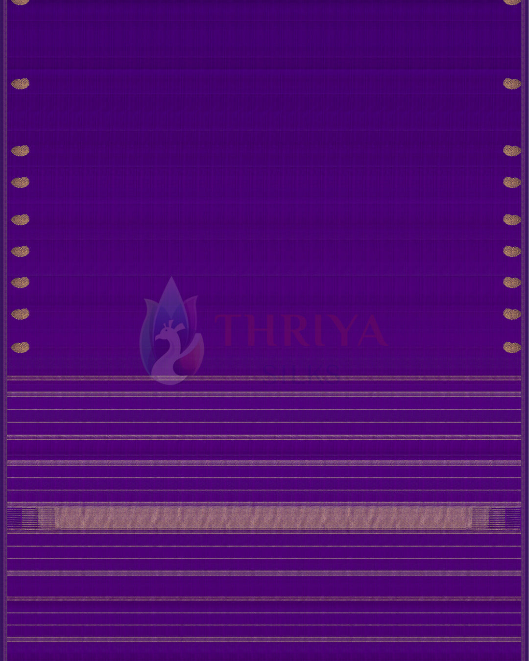 Purple Kanchipuram Silk Saree & 3G -TSPQ100506