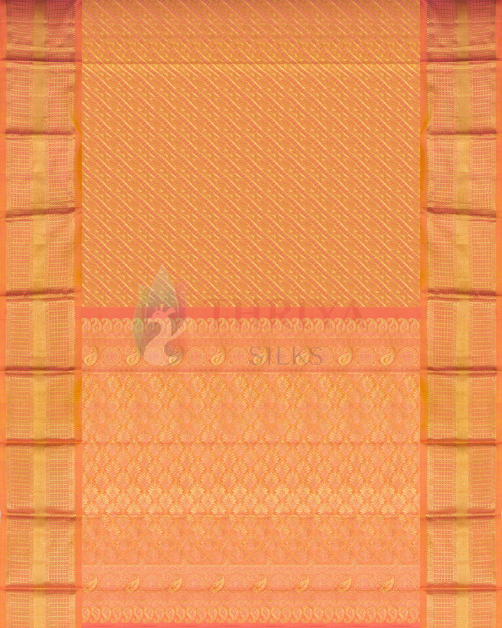 Orange Kanchipuram Silk Saree - KTA0091(859)