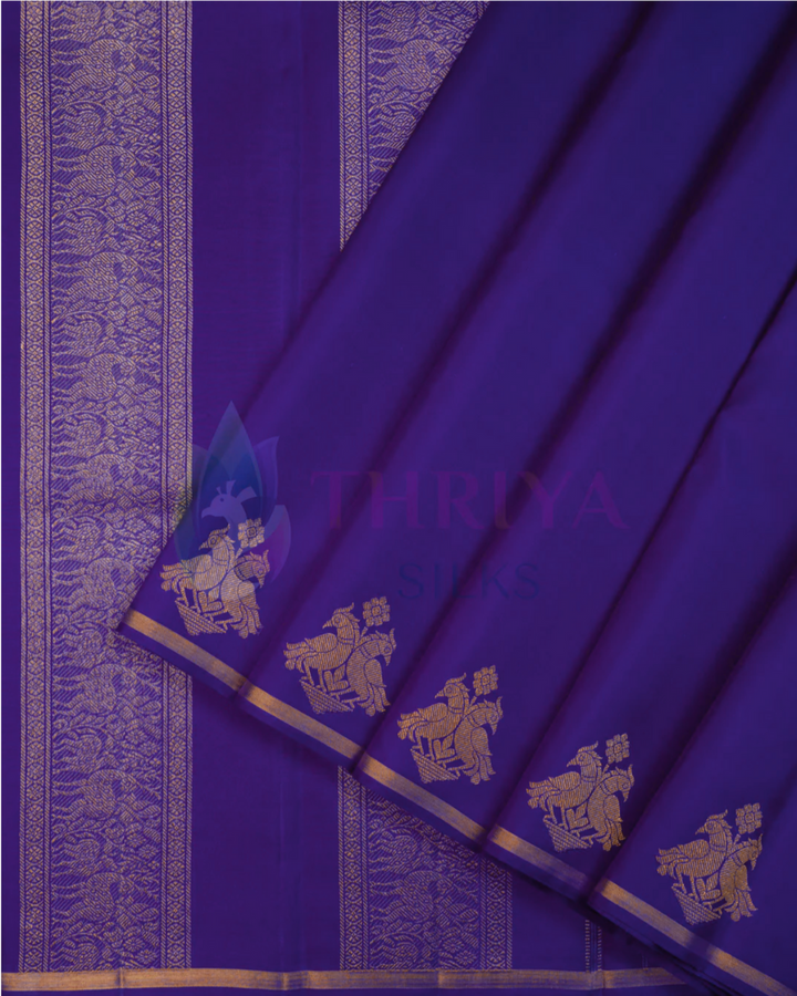 Blue Kanchipuram Silk Saree - TSW180501