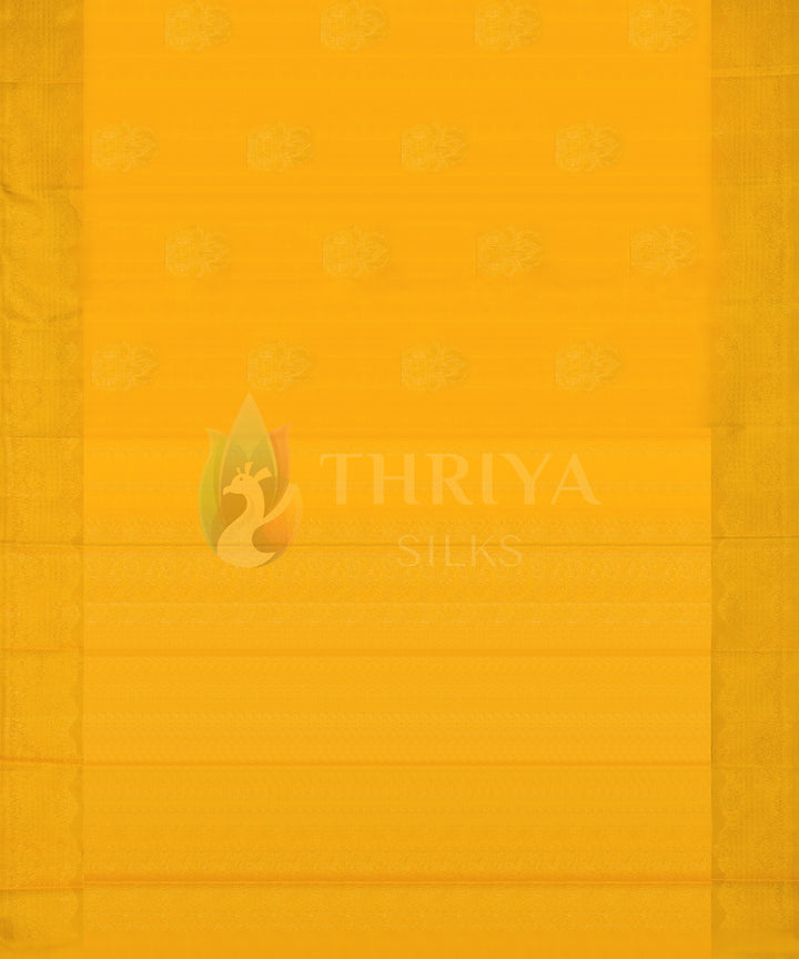 Golden Yellow Kanchipuram Silk Saree - TSW0908