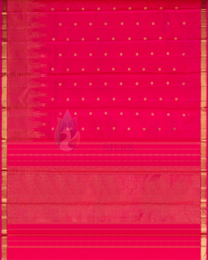 Pink Kanchipuram Silk Saree & 3G Zari - TSPQ11081(639)