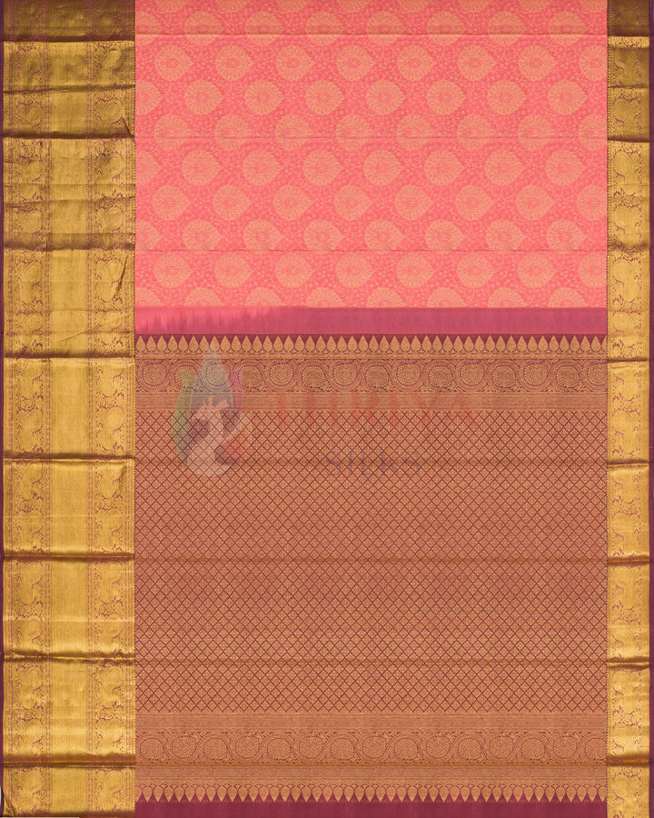 peach Kanchipuram Silk Saree - KWS24(854)