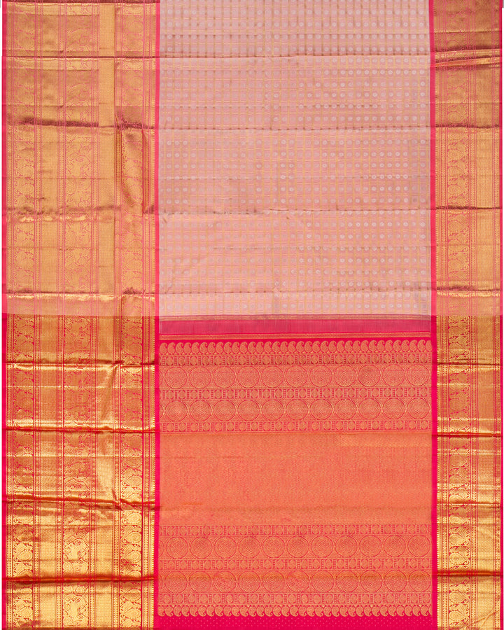 Light Pink Kanchipuram Silk Saree - TSW1218 - View 4