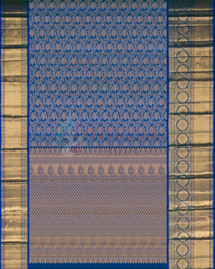 Blue Kanchipuram Silk Saree - TSPQ11088