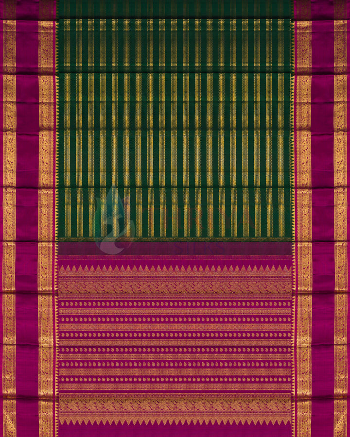 Green Kanchipuram Silk Saree - TSPQ100511