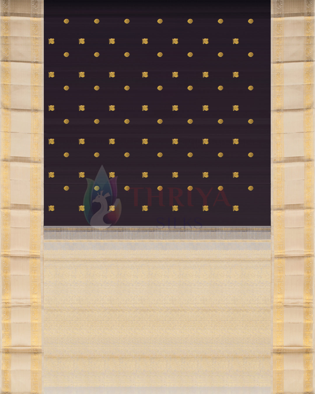 Brown Kanchipuram Silk Saree - TSPQ200705