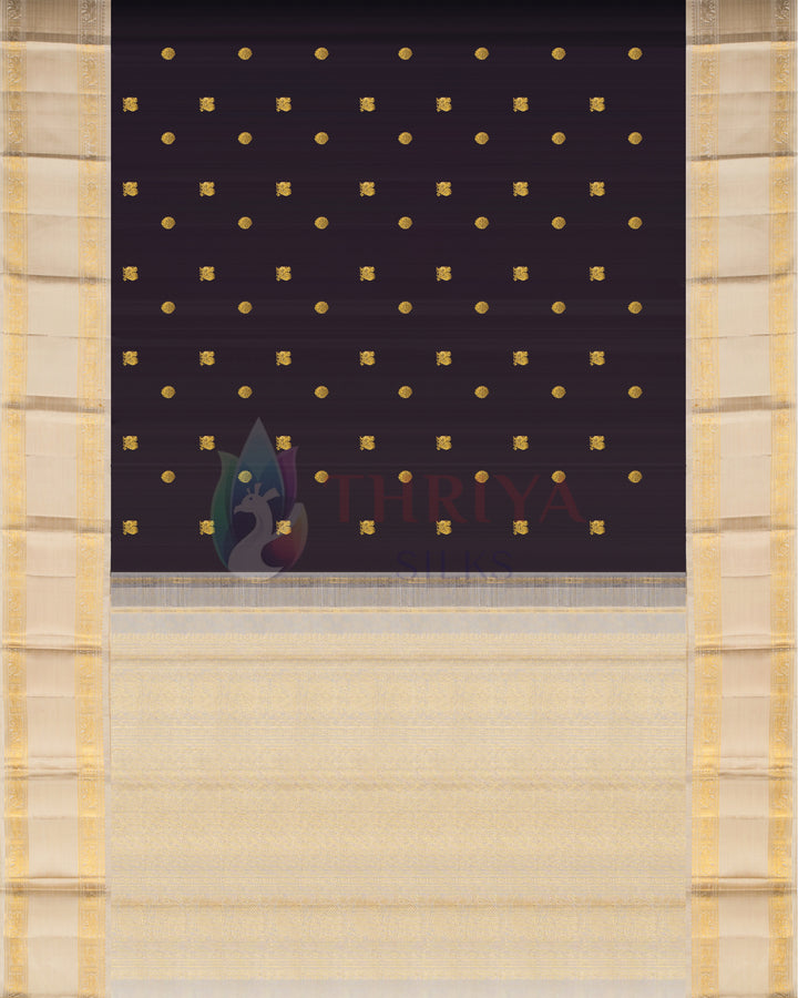 Brown Kanchipuram Silk Saree - TSPQ200705