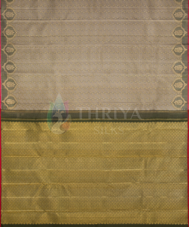 Pine Green Kanchipuram Silk Saree - TSW050708 - View 4