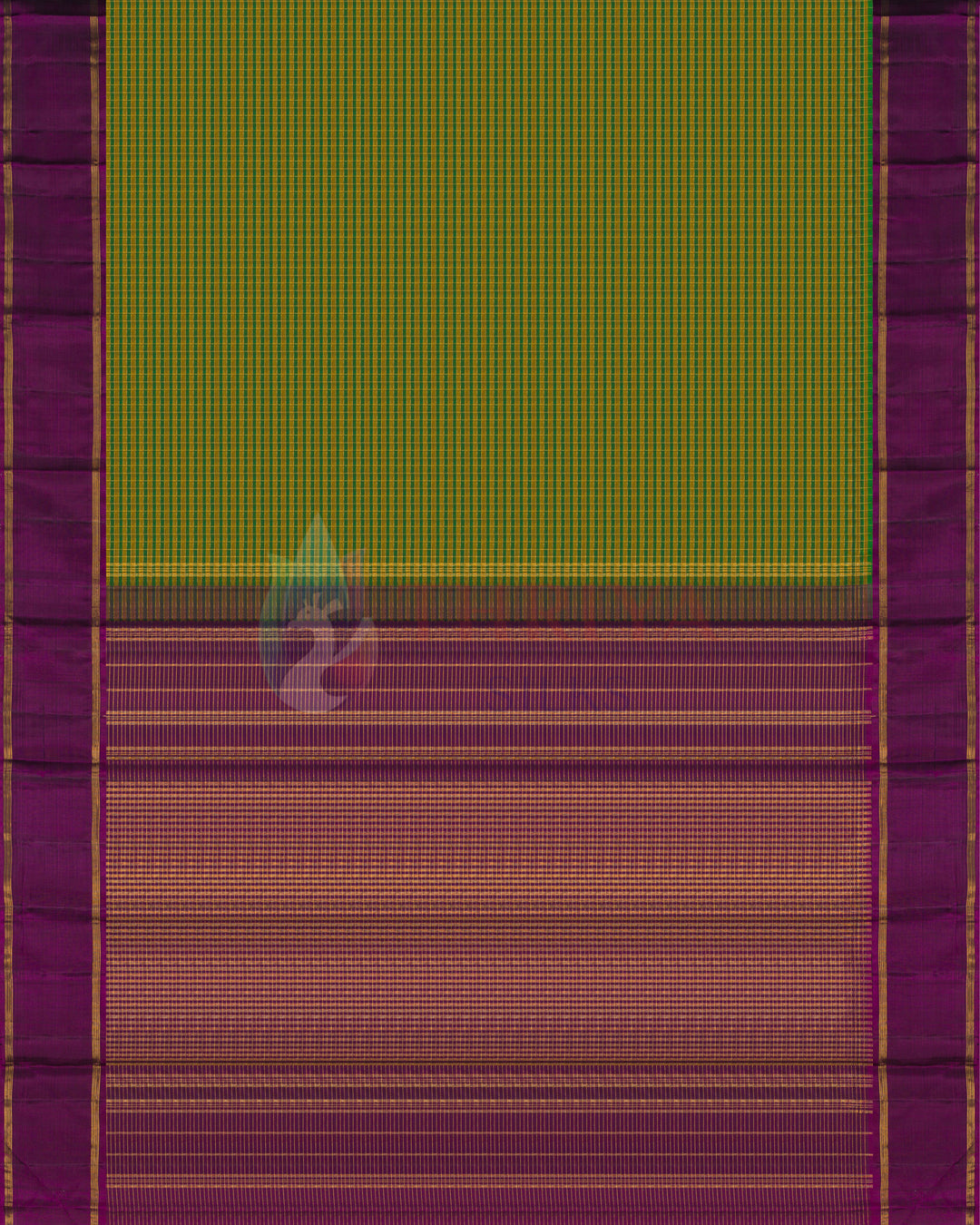 Green Kanchipuram Silk Saree - TSPQ200715