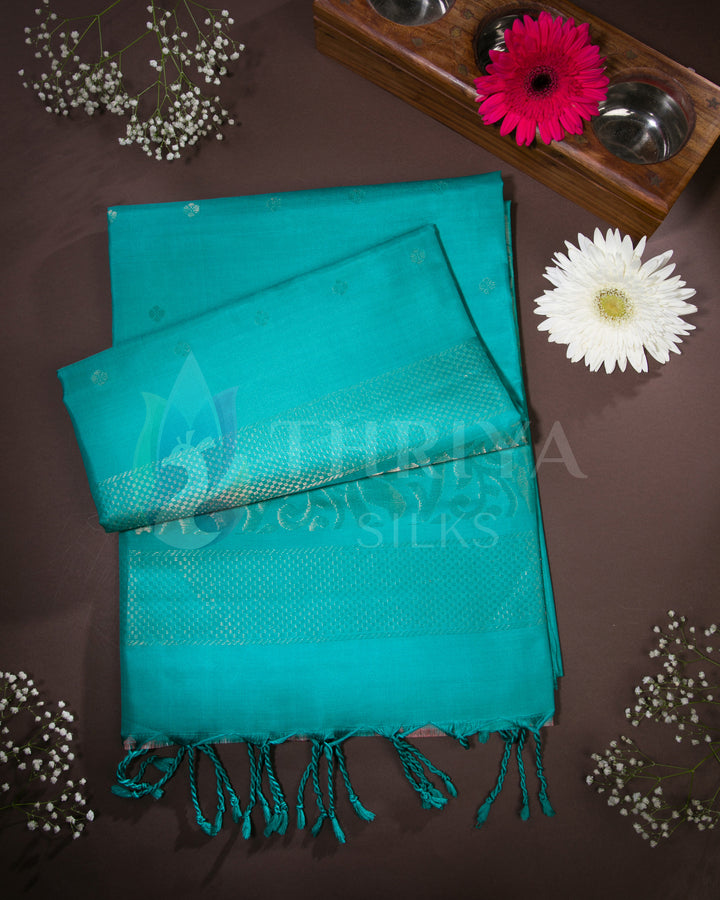 Ramar Green Soft Silk Saree - TSW260712