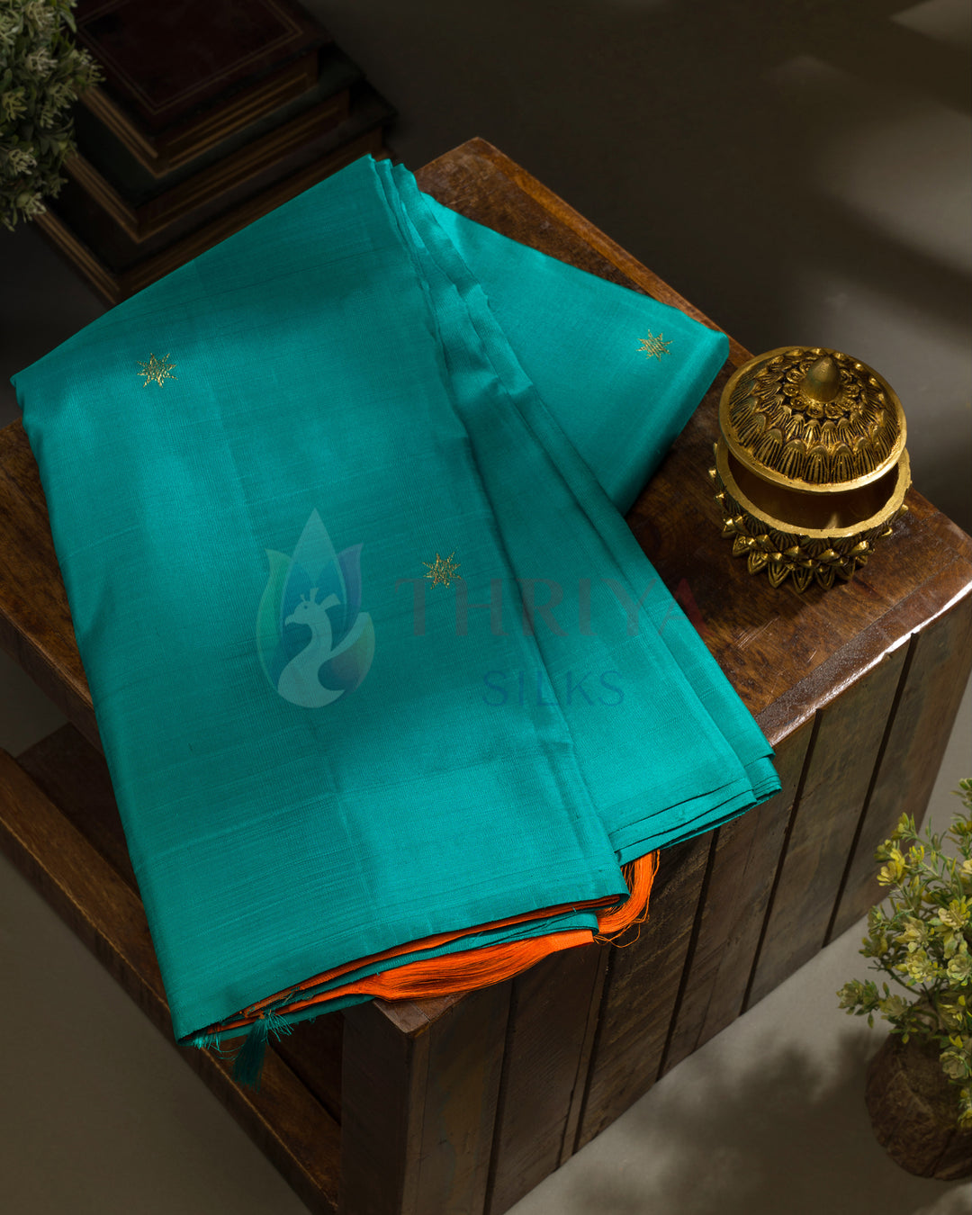Rama Green Kanchipuram Silk Saree - TS311201