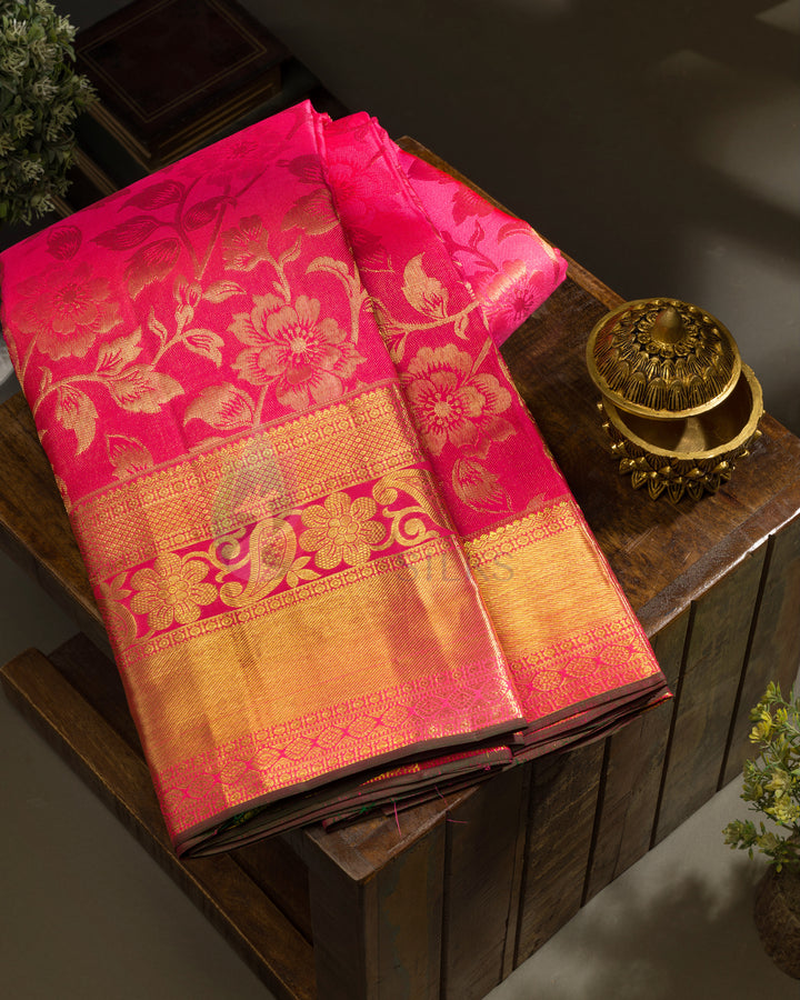 Pink Kanchipuram Silk Saree - BW2425(836)