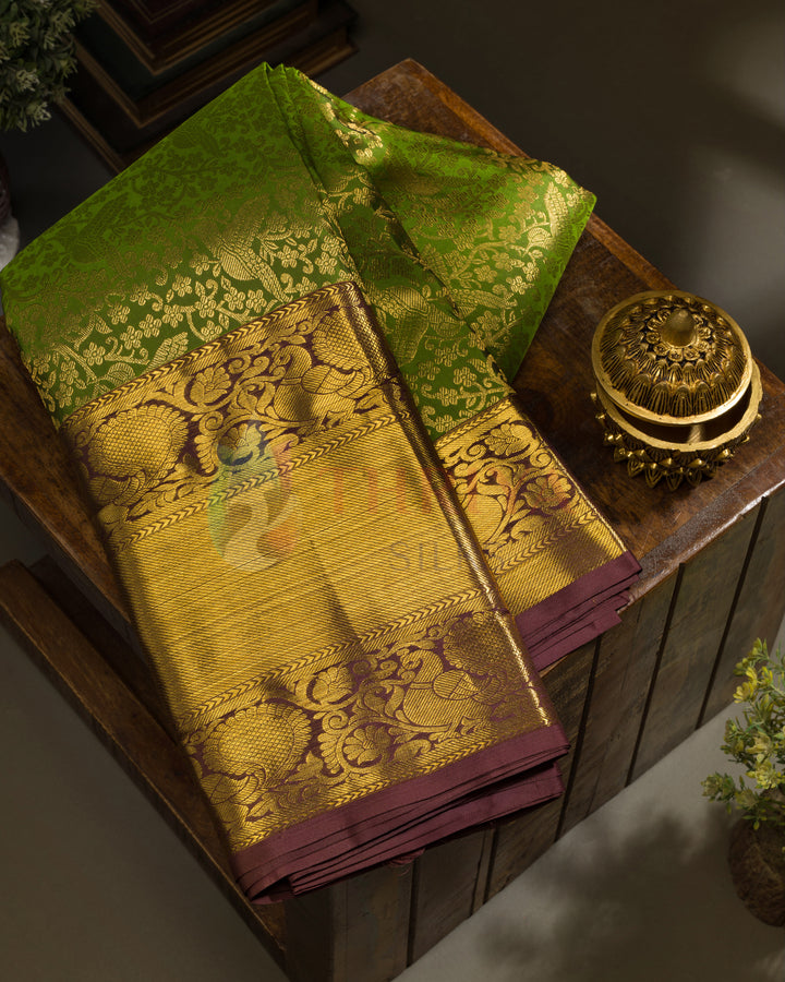 Green Kanchipuram Silk Saree - KWS24(782)