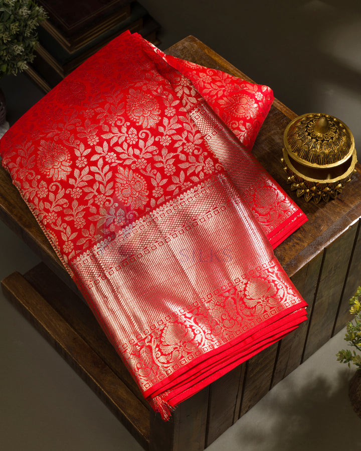 Red Kanchipuram Silk Saree - KWS31(958)