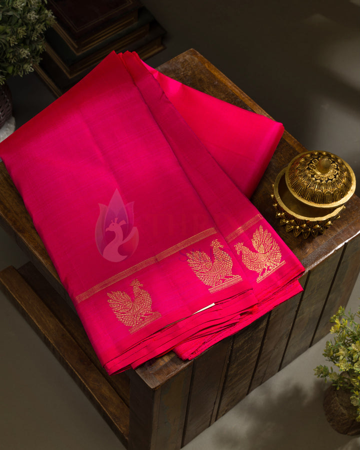 Pink Kanchipuram Silk Saree - TSPQ11084
