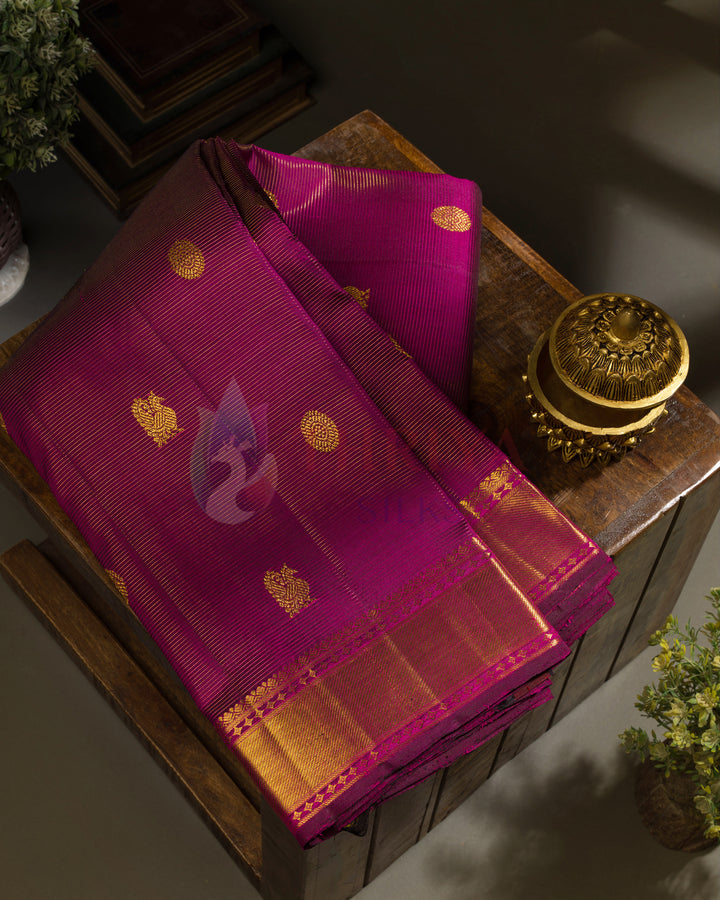 Magenta Kanchipuram Silk Saree - TSPQ11085