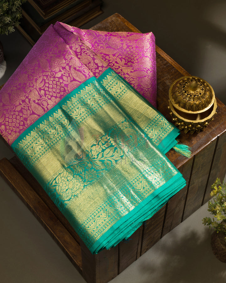 Lavender Kanchipuram Silk Saree - TSW1110