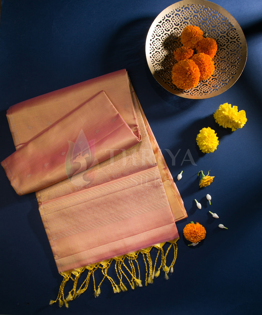 Sandal Soft Silk Saree - TSW090704 - View 1