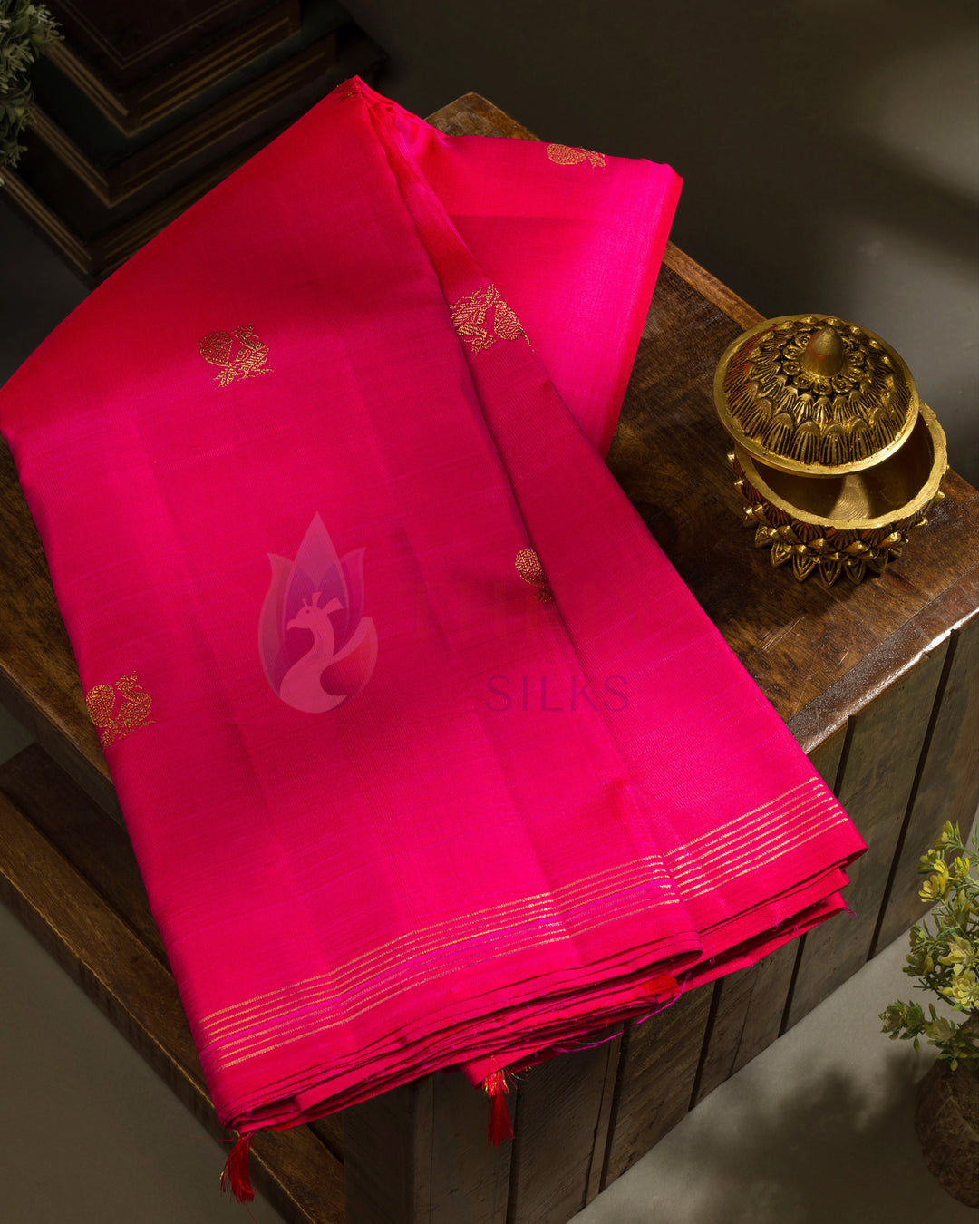 Pink Kanchipuram Silk Saree - TSPQ190702