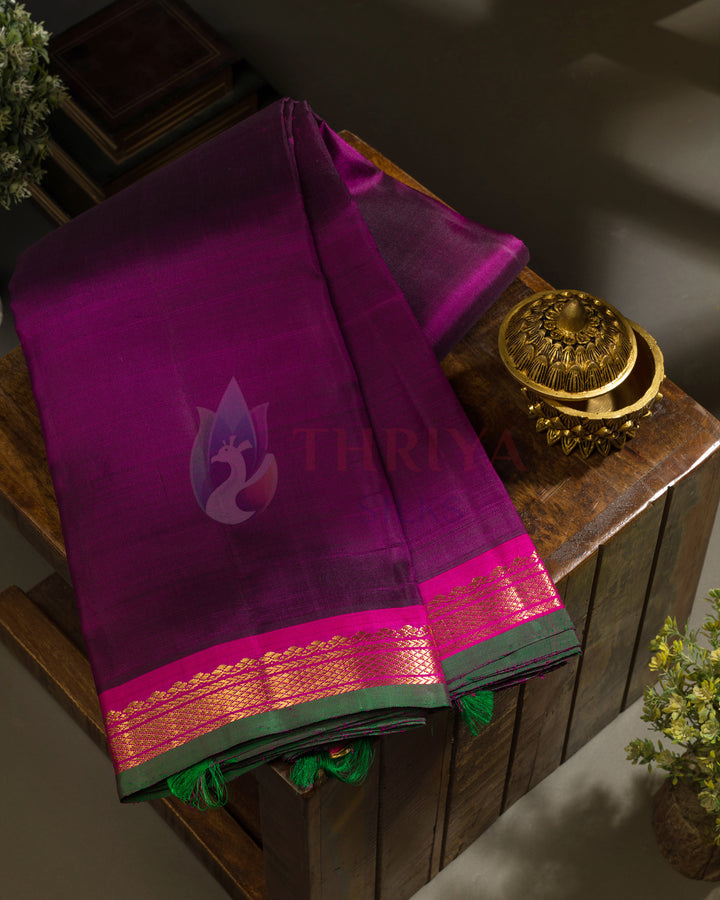 Purple Kanchipuram Silk Saree - TSPQ150409