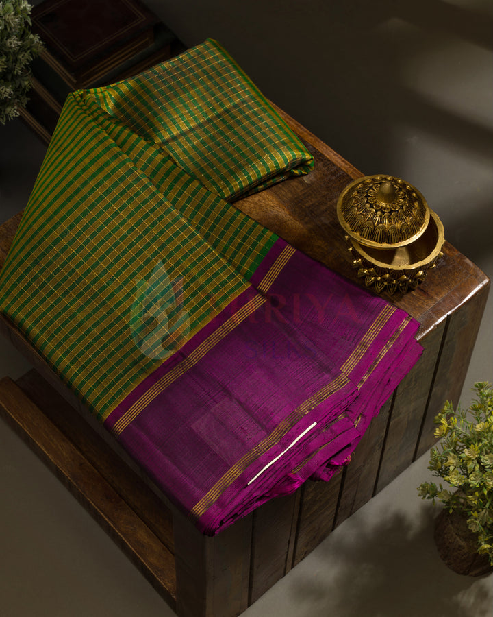 Green Kanchipuram Silk Saree - TSPQ200715