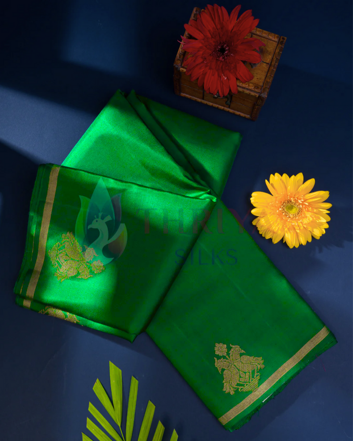Green Kanchipuram Silk Saree - TS140704