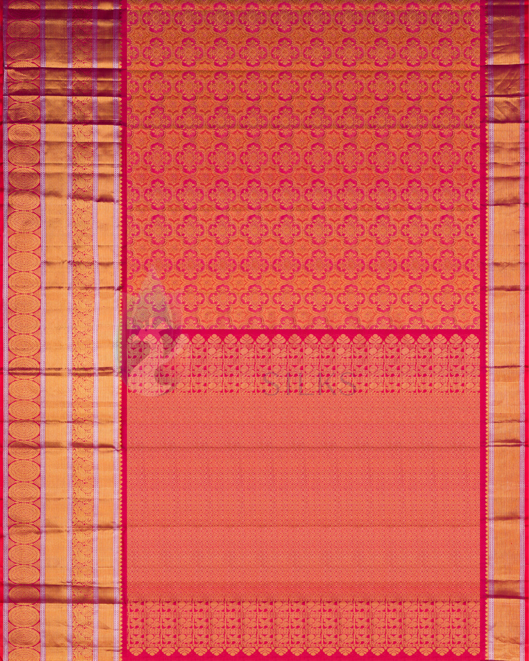 Red Kanchipuram Silk Saree  - BW2425 (8)
