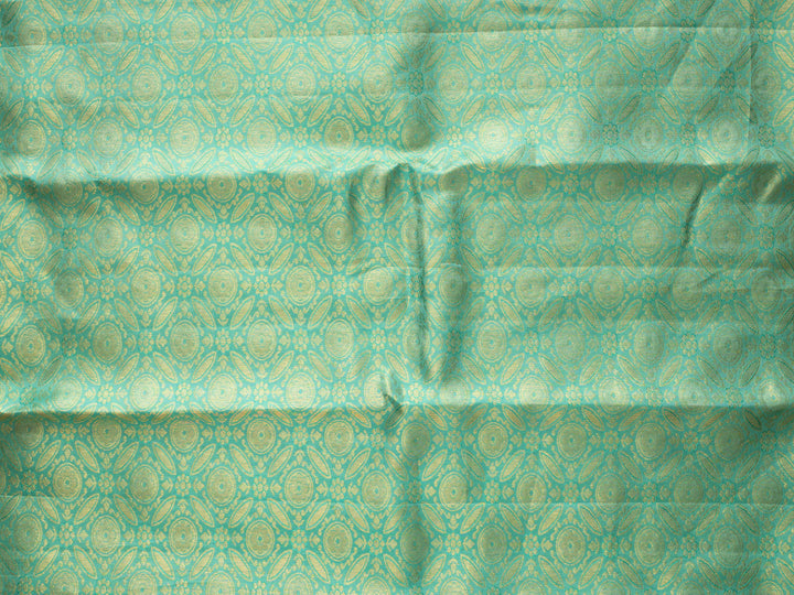 Pista Green And Orange Kanchipuram Silk Saree - TSW0918 - View 3