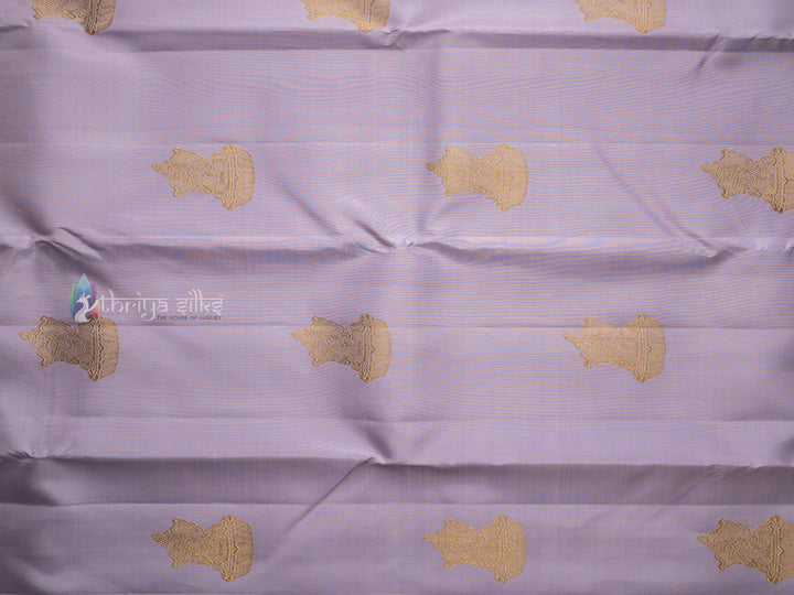 Lavender Pure Zari Kanchipuram Silk Saree - TSW0791 - View 2