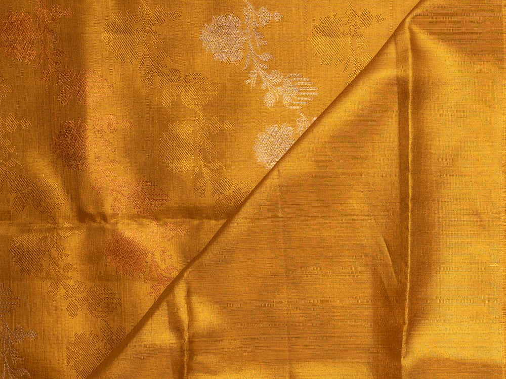 Gold Pure Zari Kanchipuram Silk Saree - TSW0827 - View 2