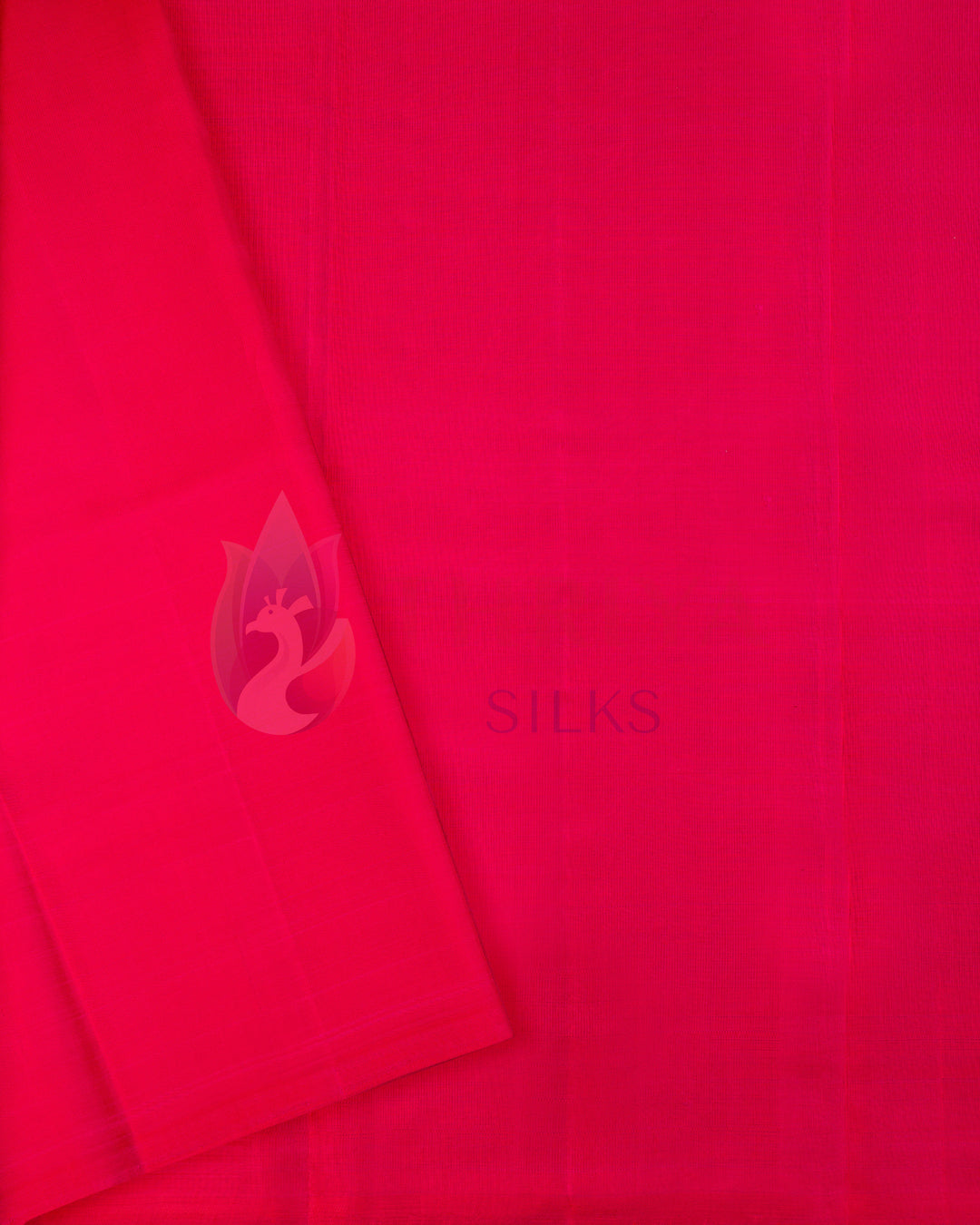 Red-Pink Kanchipuram Silk Saree with 3G - TSW170402