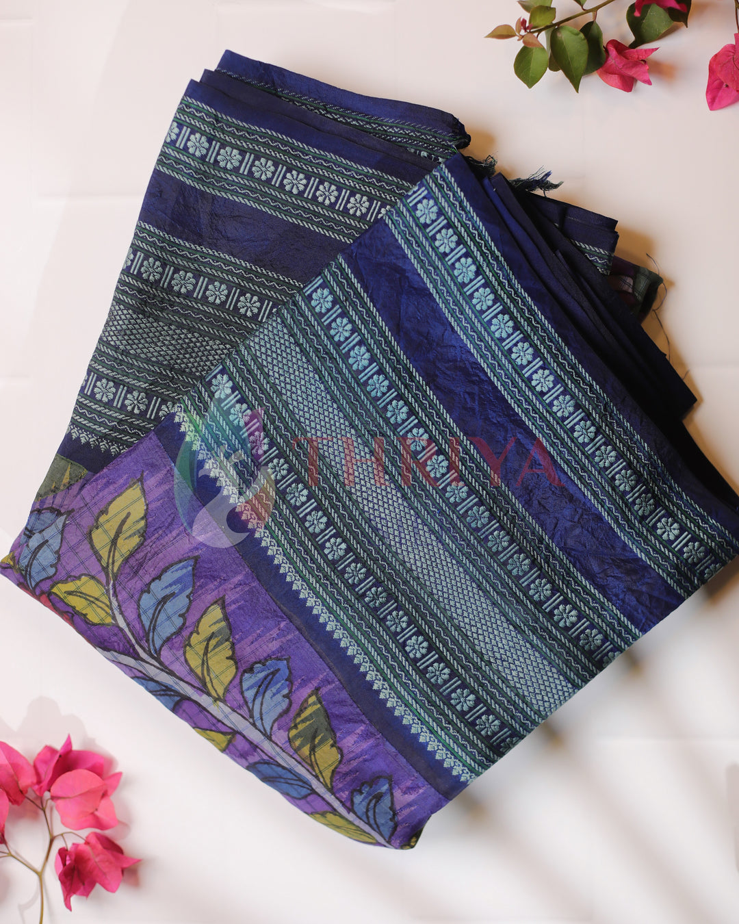 Purple Kalamkari Saree - TSW210921