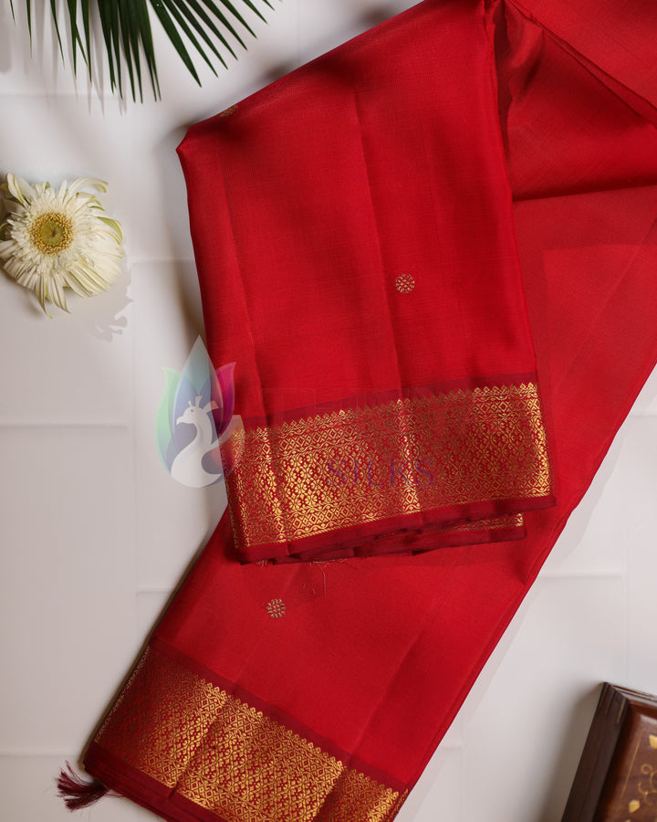 Red  Kanchipuram Silk Saree - TS201101